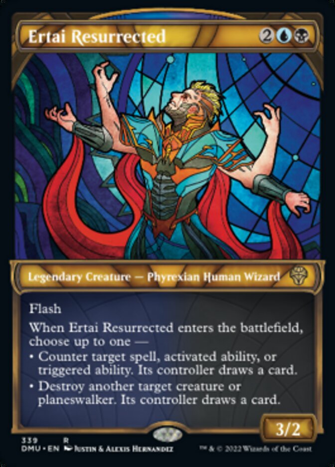 Ertai Resurrected (Showcase Textured) [Dominaria United] | Game Grid - Logan