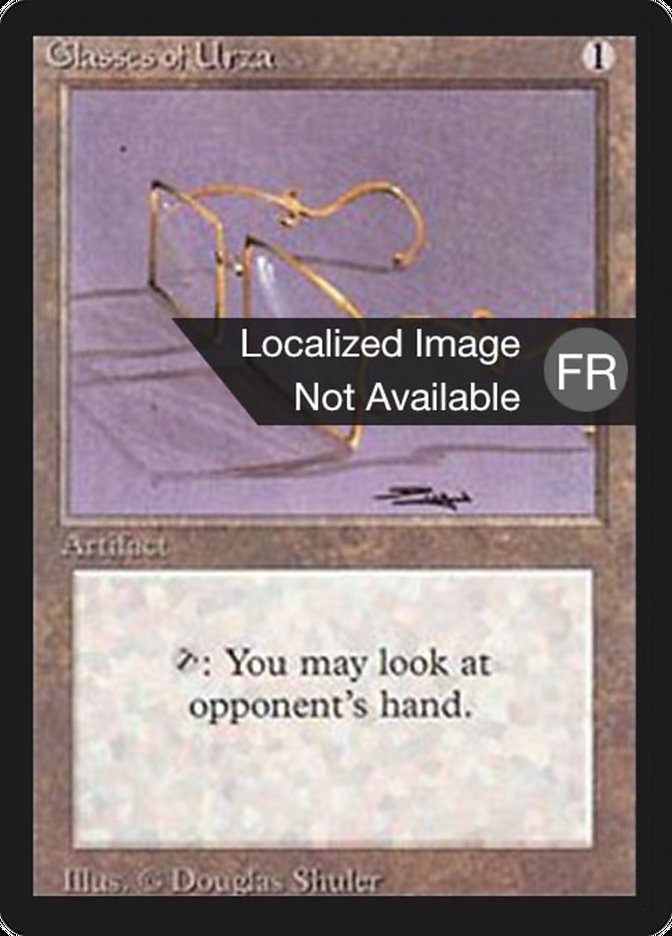 Glasses of Urza [Foreign Black Border] | Game Grid - Logan