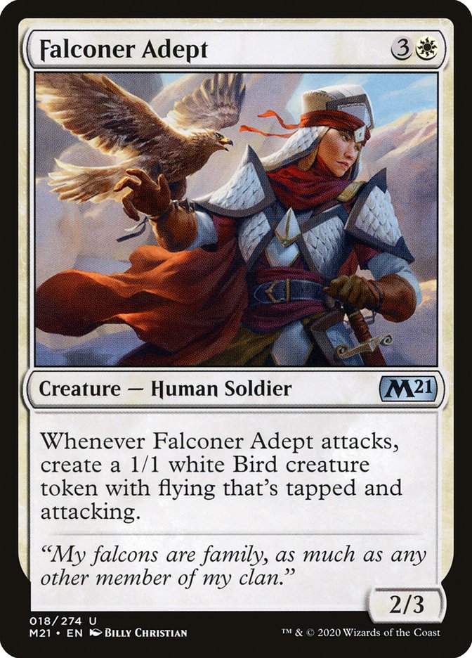 Falconer Adept [Core Set 2021] | Game Grid - Logan