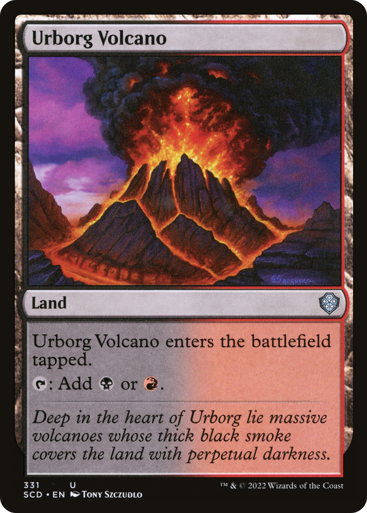 Urborg Volcano [Starter Commander Decks] | Game Grid - Logan
