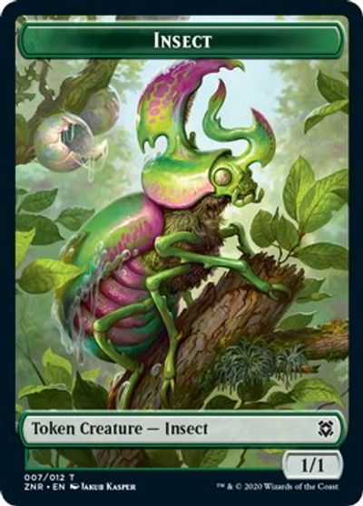 Human // Insect Double-Sided Token [Challenger Decks 2021 Tokens] | Game Grid - Logan