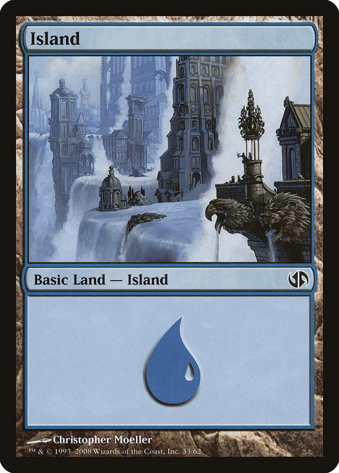 Island (33) [Duel Decks: Jace vs. Chandra] | Game Grid - Logan