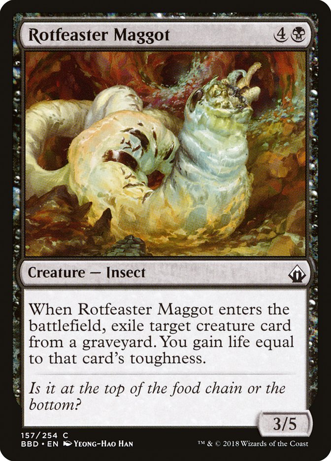 Rotfeaster Maggot [Battlebond] | Game Grid - Logan