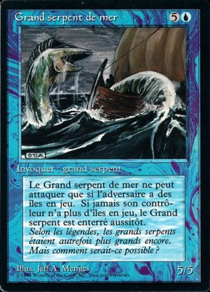 Sea Serpent [Foreign Black Border] | Game Grid - Logan