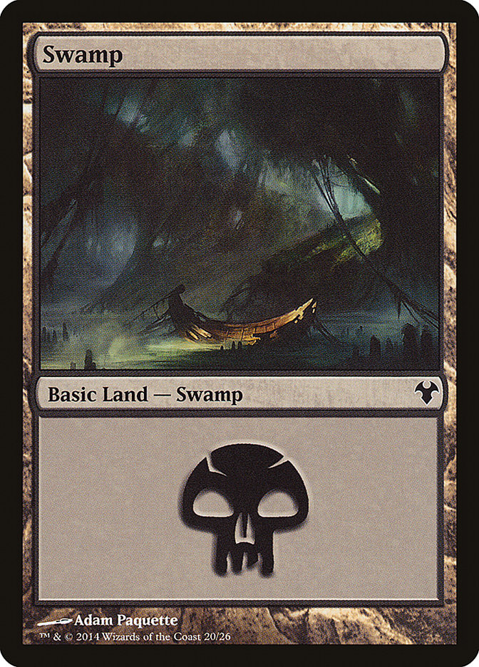 Swamp (20) [Modern Event Deck 2014] | Game Grid - Logan
