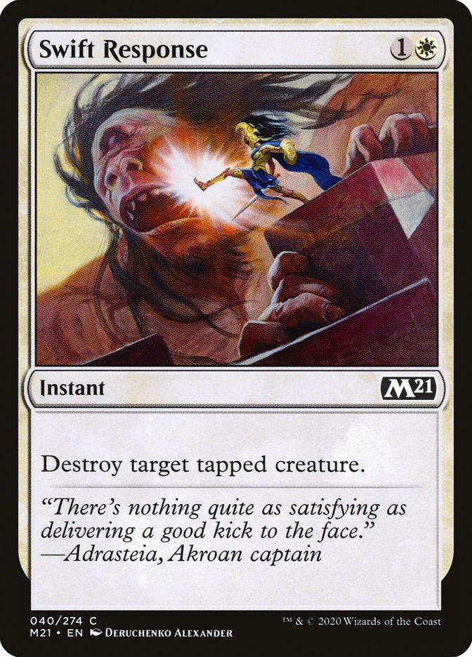 Swift Response [Core Set 2021] | Game Grid - Logan