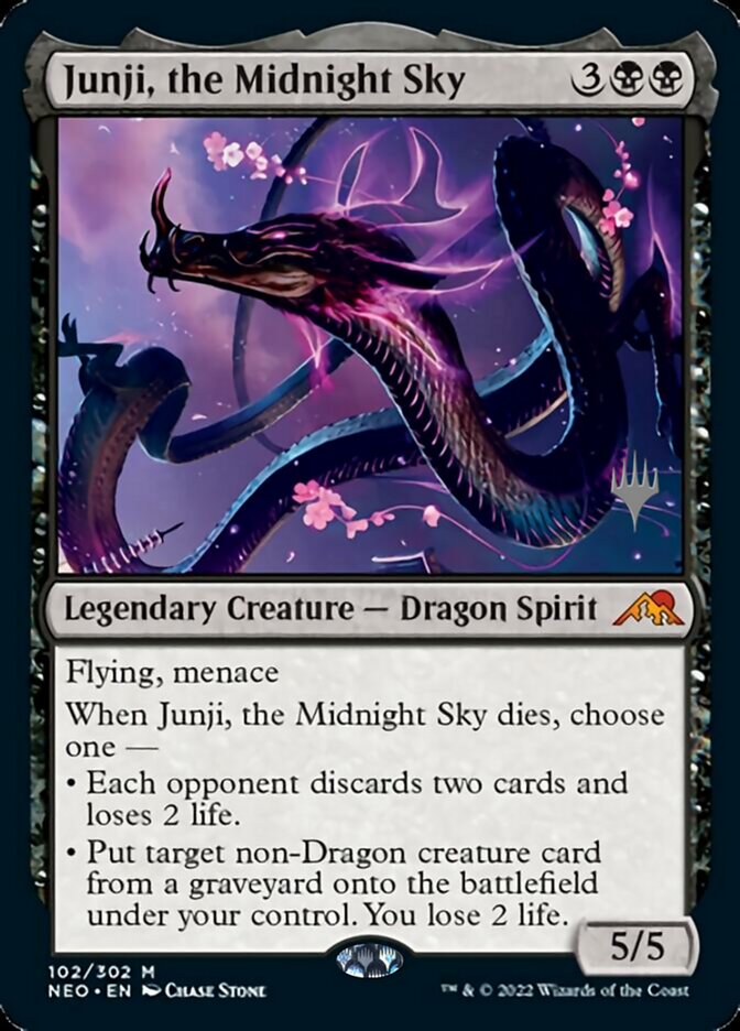 Junji, the Midnight Sky (Promo Pack) [Kamigawa: Neon Dynasty Promos] | Game Grid - Logan