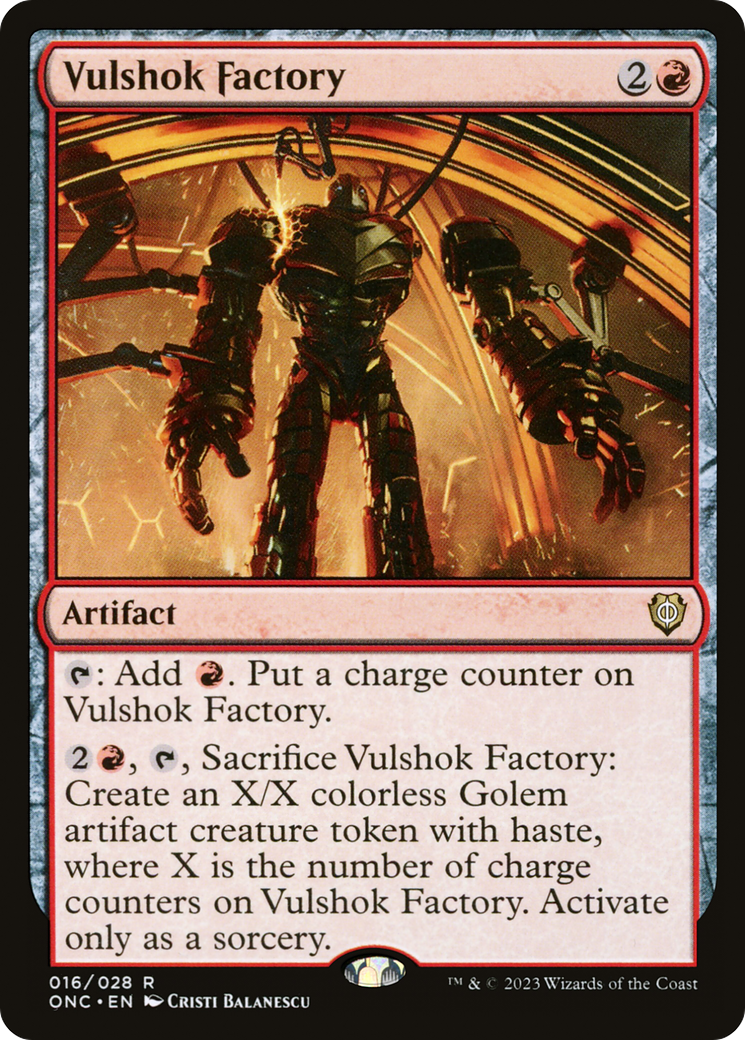 Vulshok Factory [Phyrexia: All Will Be One Commander] | Game Grid - Logan