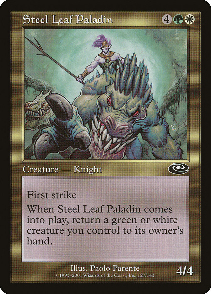 Steel Leaf Paladin [Planeshift] | Game Grid - Logan