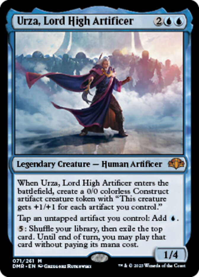 Urza, Lord High Artificer [Dominaria Remastered] | Game Grid - Logan
