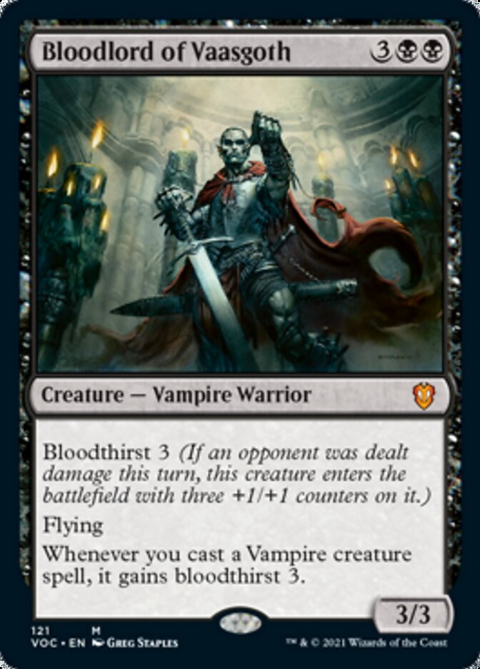 Bloodlord of Vaasgoth [Innistrad: Crimson Vow Commander] | Game Grid - Logan
