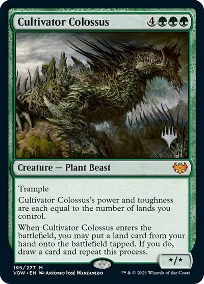 Cultivator Colossus (Promo Pack) [Innistrad: Crimson Vow Promos] | Game Grid - Logan