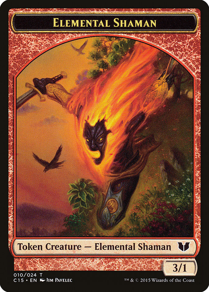 Elemental Shaman Token [Commander 2015 Tokens] | Game Grid - Logan