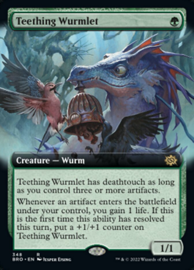Teething Wurmlet (Extended Art) [The Brothers' War] | Game Grid - Logan
