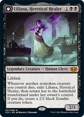 Liliana, Heretical Healer // Liliana, Defiant Necromancer [Commander Collection: Black] | Game Grid - Logan