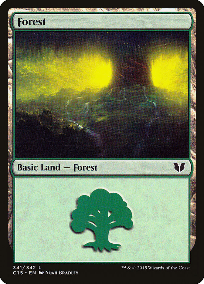 Forest (341) [Commander 2015] | Game Grid - Logan