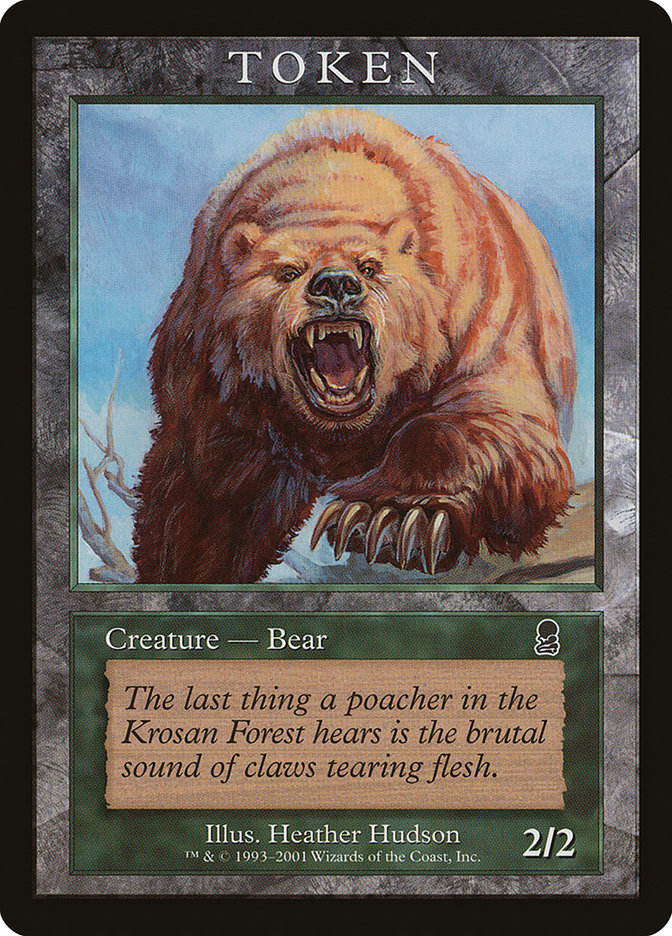 Bear Token [Magic Player Rewards 2001] | Game Grid - Logan