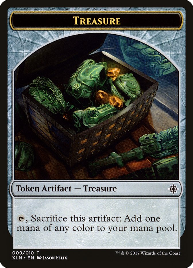 Treasure Token (009/010) [Ixalan Tokens] | Game Grid - Logan