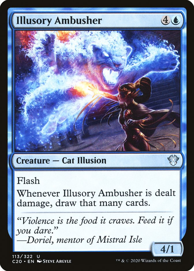 Illusory Ambusher [Commander 2020] | Game Grid - Logan