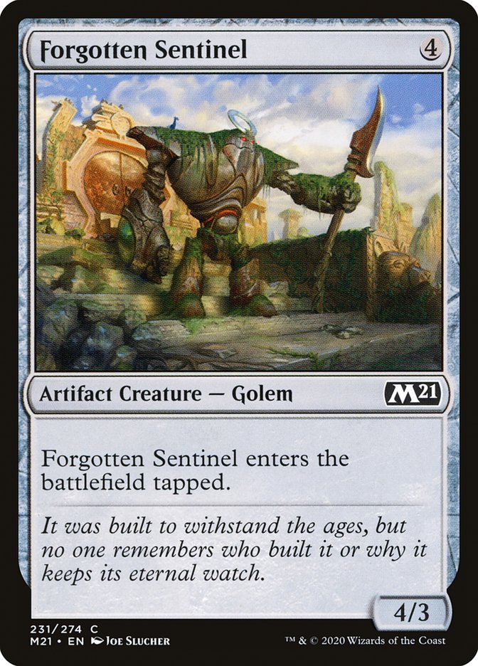 Forgotten Sentinel [Core Set 2021] | Game Grid - Logan