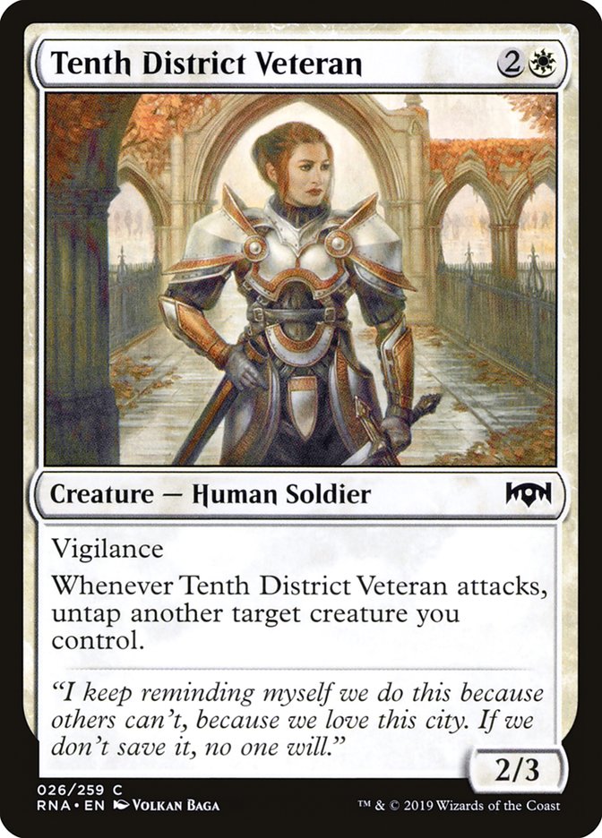Tenth District Veteran [Ravnica Allegiance] | Game Grid - Logan