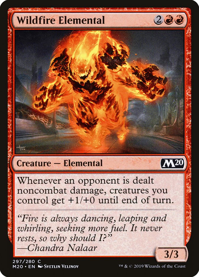 Wildfire Elemental [Core Set 2020] | Game Grid - Logan