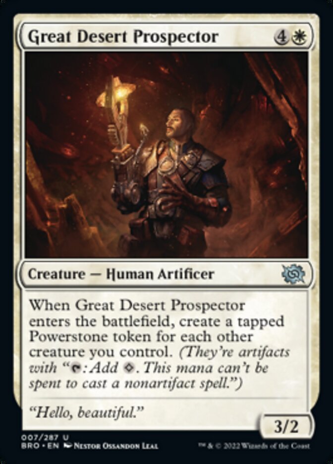 Great Desert Prospector [The Brothers' War] | Game Grid - Logan