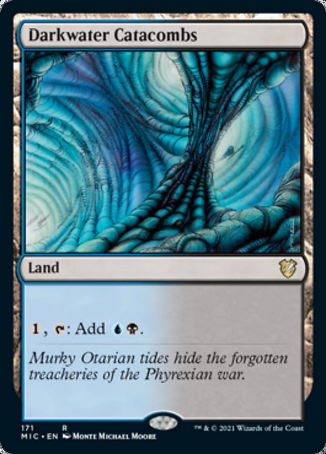 Darkwater Catacombs [Innistrad: Midnight Hunt Commander] | Game Grid - Logan