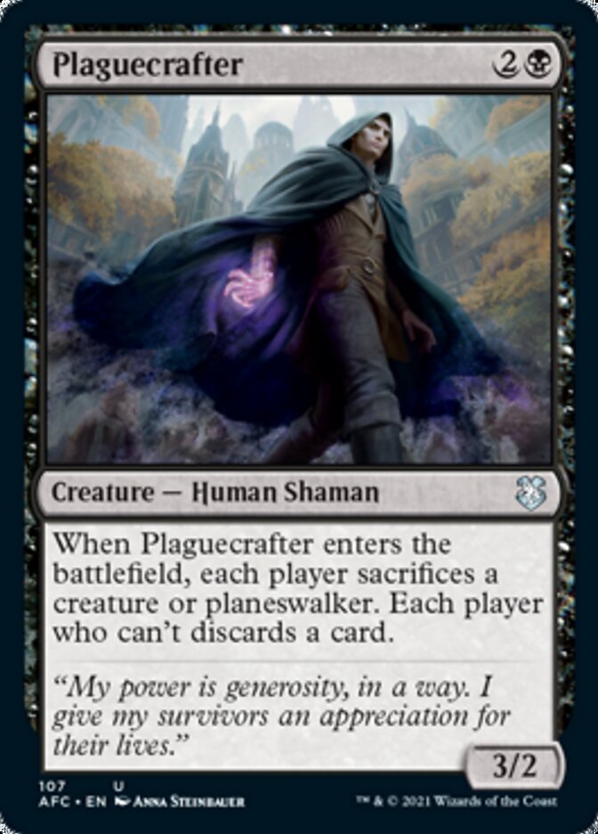 Plaguecrafter [Dungeons & Dragons: Adventures in the Forgotten Realms Commander] | Game Grid - Logan