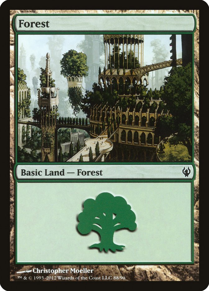 Forest (88) [Duel Decks: Izzet vs. Golgari] | Game Grid - Logan