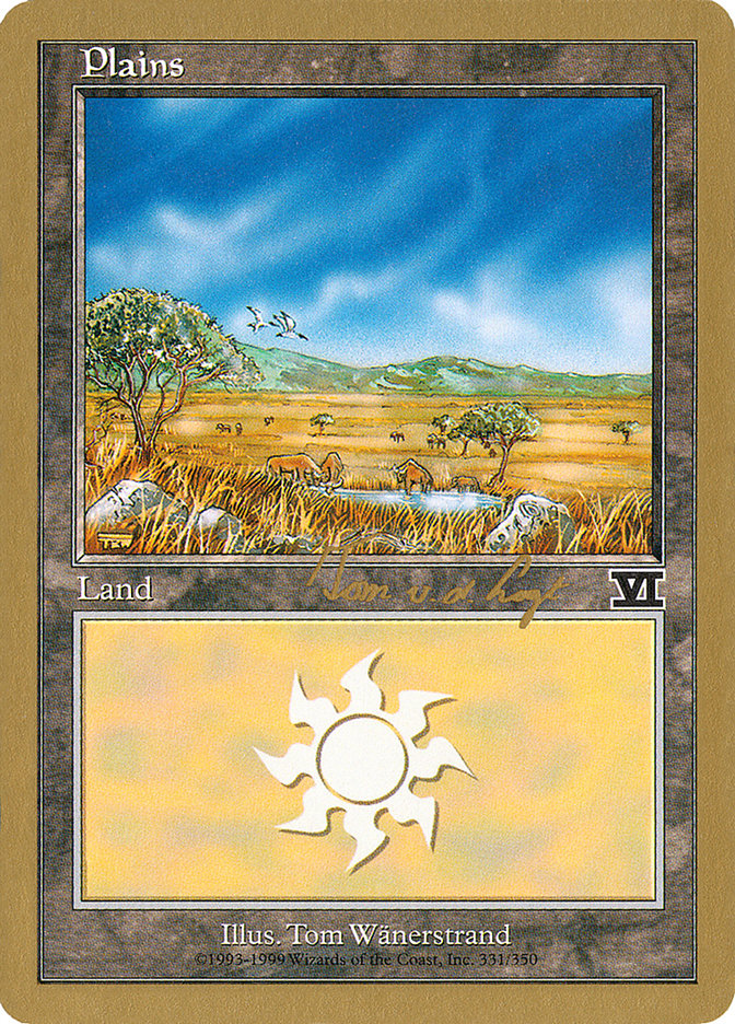 Plains (tvdl331) (Tom van de Logt) [World Championship Decks 2000] | Game Grid - Logan