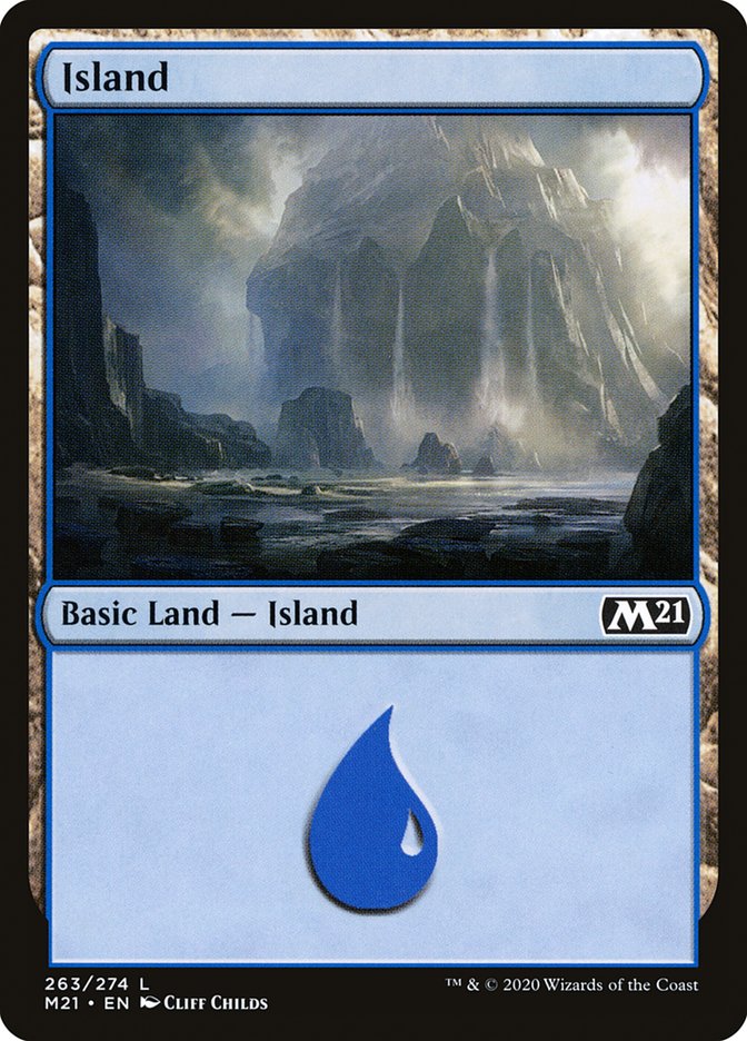 Island (263) [Core Set 2021] | Game Grid - Logan