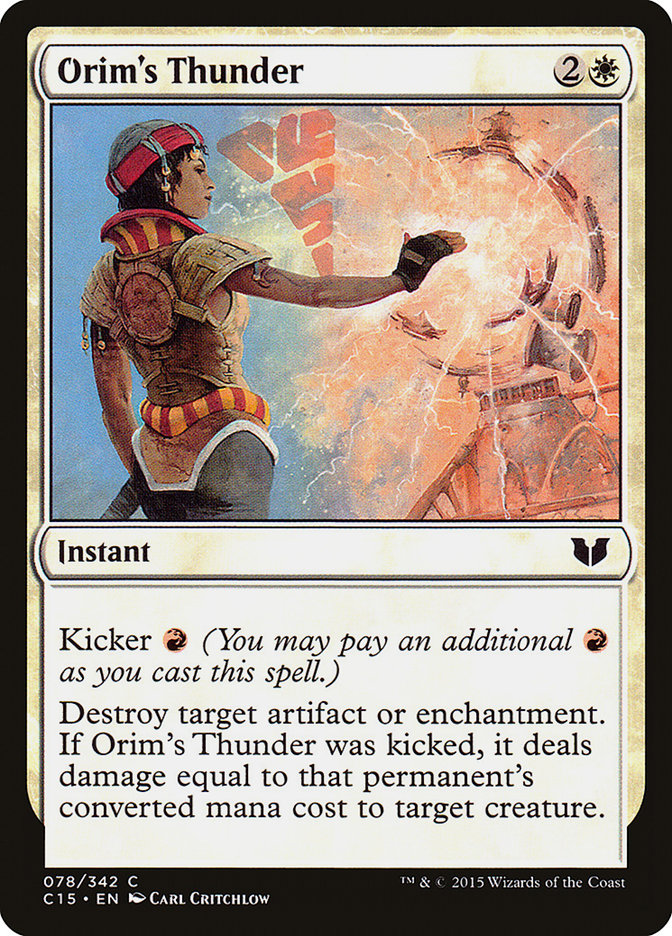 Orim's Thunder [Commander 2015] | Game Grid - Logan