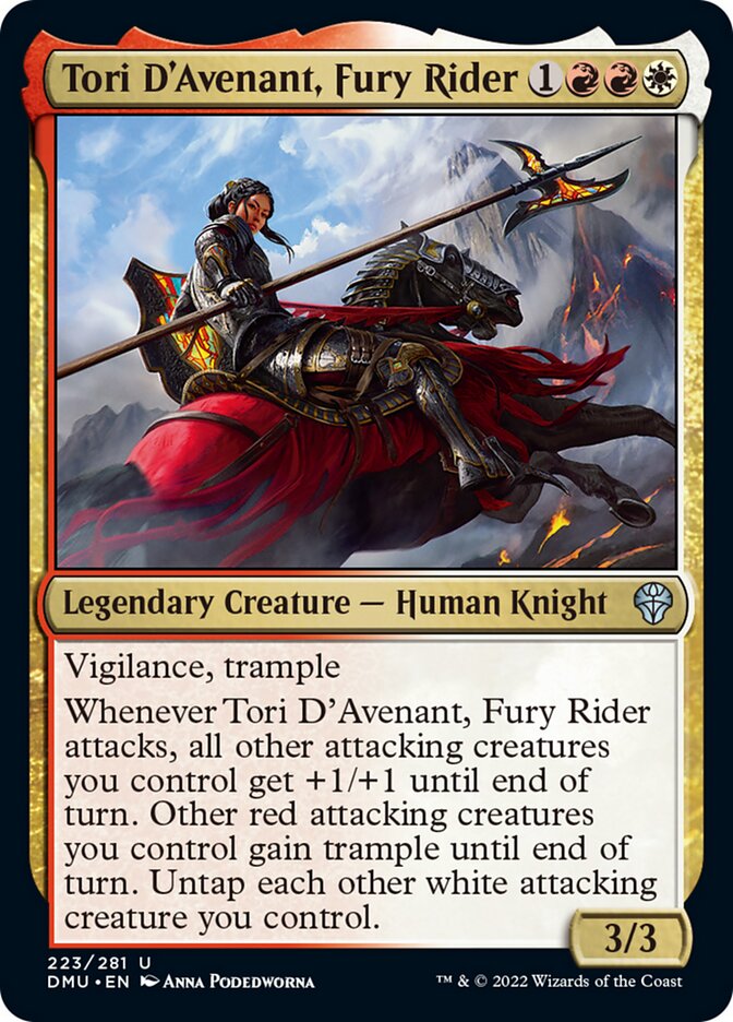 Tori D'Avenant, Fury Rider [Dominaria United] | Game Grid - Logan