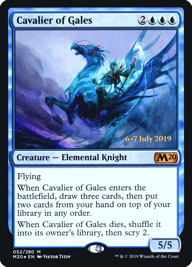 Cavalier of Gales [Core Set 2020 Prerelease Promos] | Game Grid - Logan