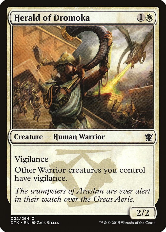 Herald of Dromoka [Dragons of Tarkir] | Game Grid - Logan