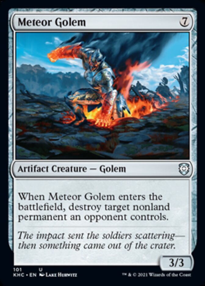 Meteor Golem [Kaldheim Commander] | Game Grid - Logan