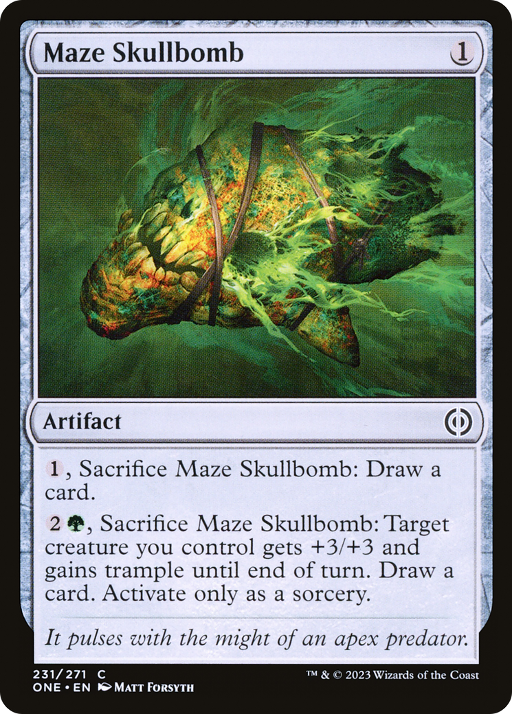 Maze Skullbomb [Phyrexia: All Will Be One] | Game Grid - Logan