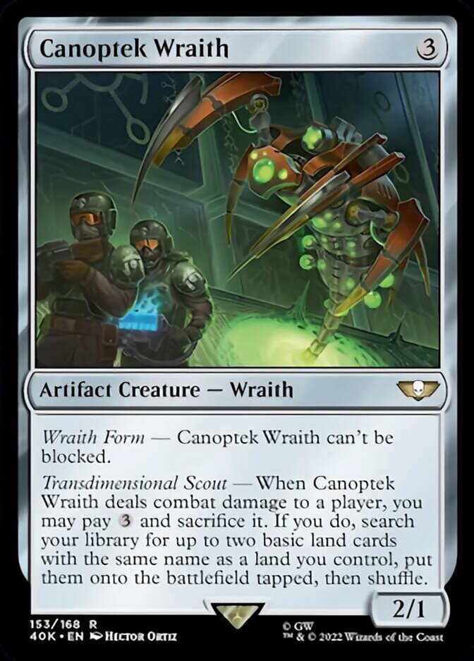 Canoptek Wraith (Surge Foil) [Warhammer 40,000] | Game Grid - Logan