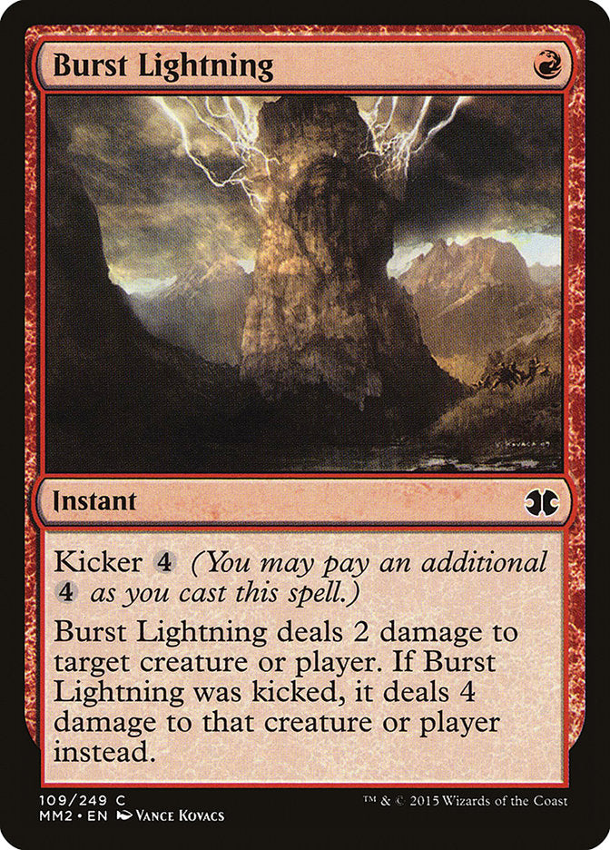 Burst Lightning [Modern Masters 2015] | Game Grid - Logan