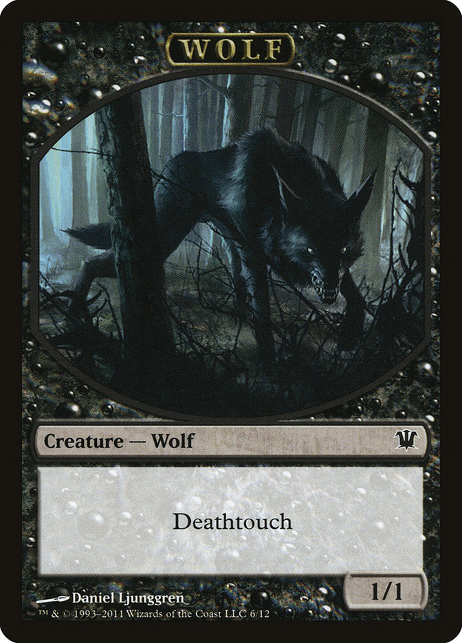 Wolf Token (6/12) [Innistrad Tokens] | Game Grid - Logan