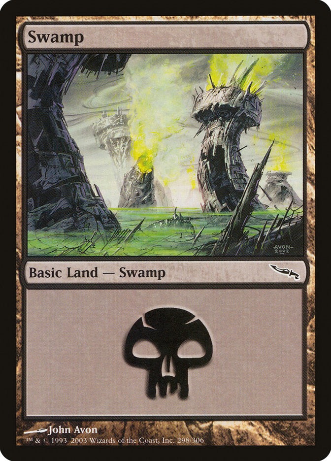 Swamp (298) [Mirrodin] | Game Grid - Logan