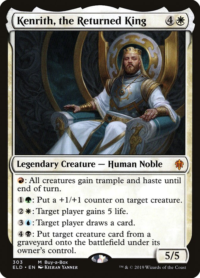 Kenrith, the Returned King (Buy-A-Box) [Throne of Eldraine Promos] | Game Grid - Logan