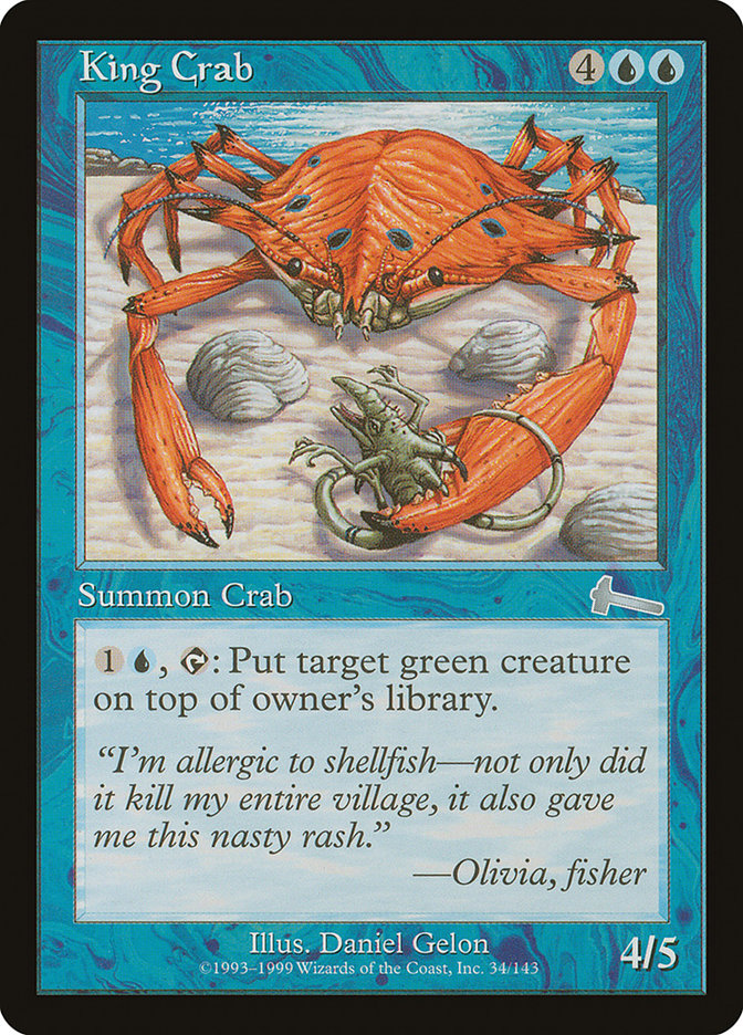 King Crab [Urza's Legacy] | Game Grid - Logan