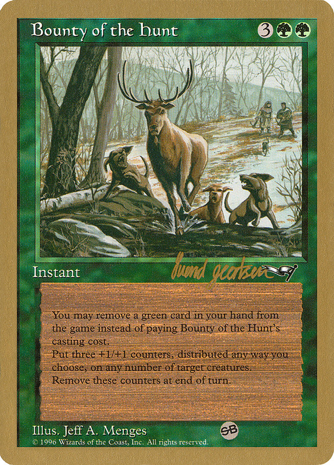 Bounty of the Hunt (Svend Geertsen) (SB) [World Championship Decks 1997] | Game Grid - Logan