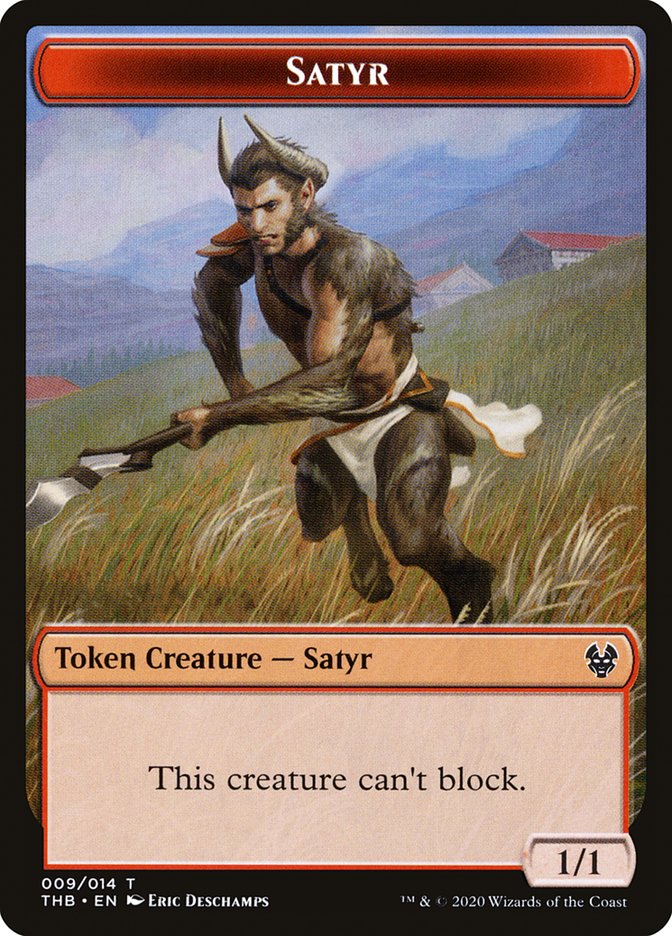 Satyr Token [Theros Beyond Death Tokens] | Game Grid - Logan