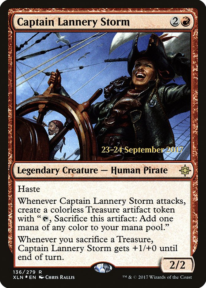 Captain Lannery Storm [Ixalan Prerelease Promos] | Game Grid - Logan