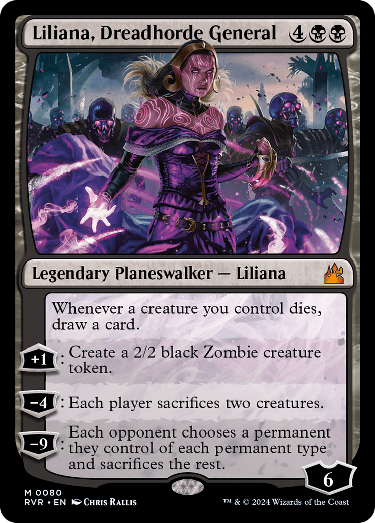 Liliana, Dreadhorde General [Ravnica Remastered] | Game Grid - Logan