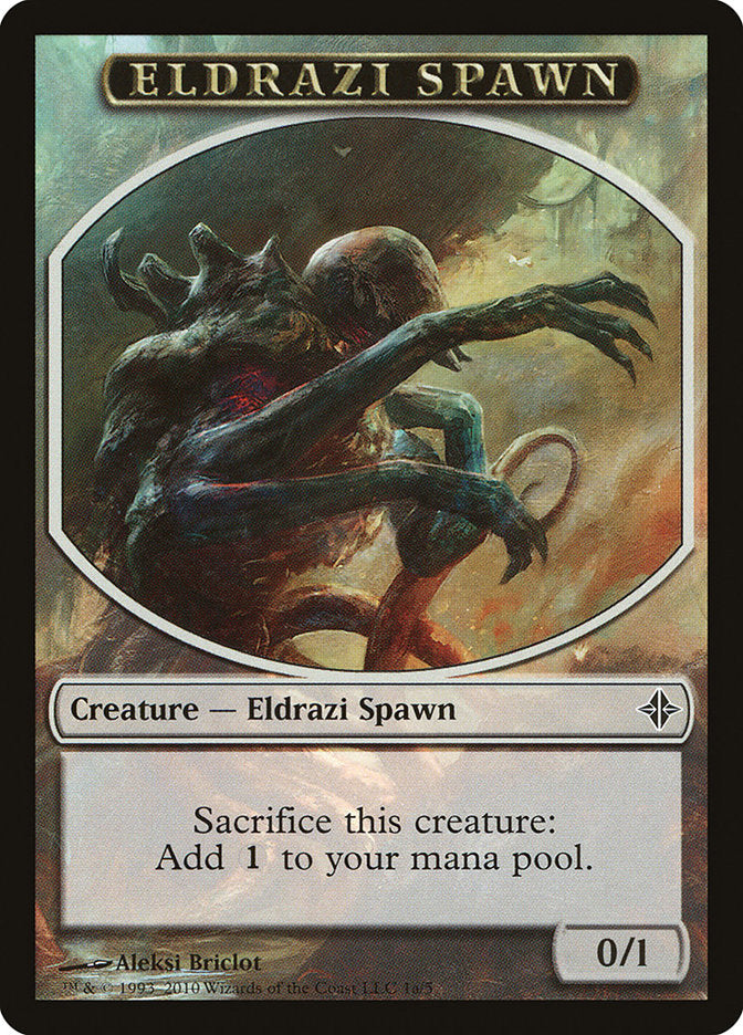 Eldrazi Spawn Token (1a/5) [Rise of the Eldrazi Tokens] | Game Grid - Logan