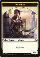 Glyph Keeper // Warrior Double-Sided Token [Amonkhet Tokens] | Game Grid - Logan